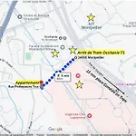 Joli T2 Pour 4 A 5 Personnes Proche De La Fac De Medecine Et A 300m Du Tram 1, Parking Gratuit